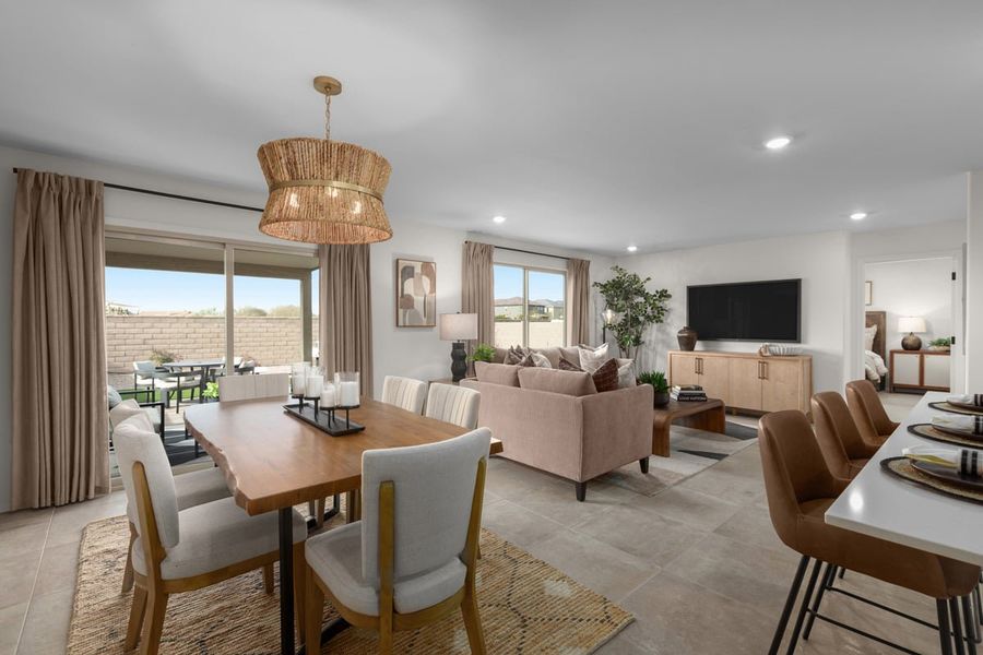 Representative furnished interior of a home built from the 1708 Modeled by KB Home in Mirador Ridge Skies, Tucson (Image 5). Representative furnished interior of a home built from the 1708 Modeled by KB Home in Mirador Ridge Skies, Tucson (Image 5).