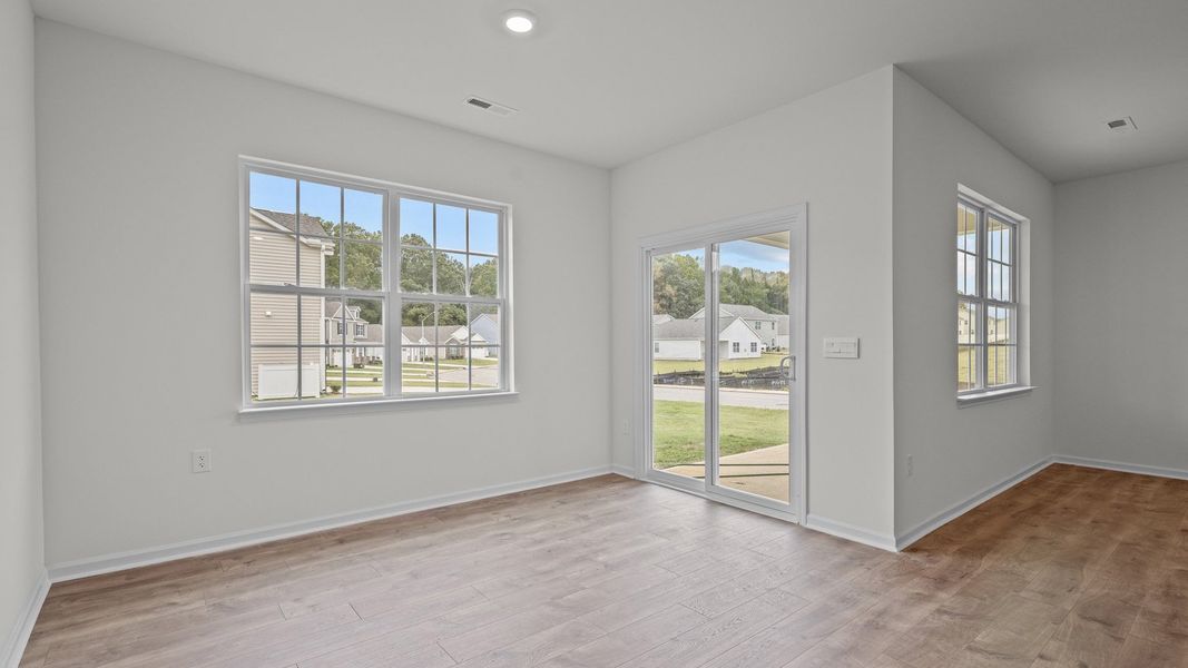 Representative unfurnished interior of a home built from the Aria by D.R. Horton in Saddlebrook, Rocky Mount (Image 7).