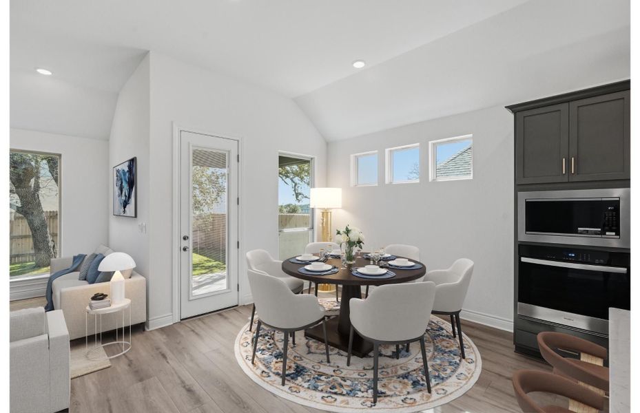 Furnished interior view inside a new home in Corley Farms, Boerne (Image 6).