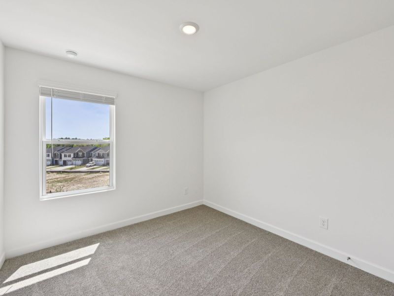 Spacious, unfurnished interior of a new home in Meadows at Wilson Farms - The Heights Series, Fort Mill (Image 17). Spacious, unfurnished interior of a new home in Meadows at Wilson Farms - The Heights Series, Fort Mill (Image 17).