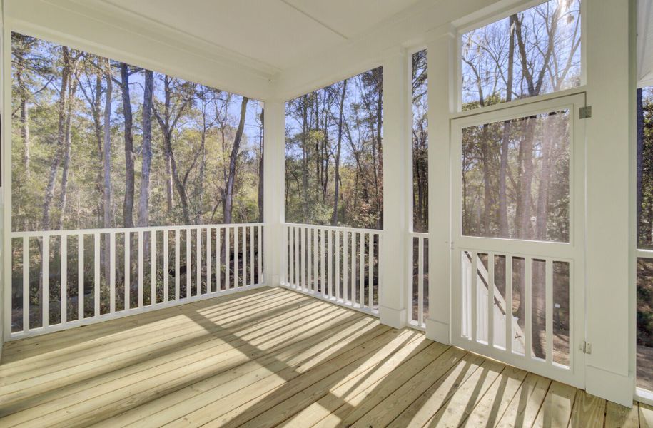 Exterior details and patio area of a home in Indigo Grove Single Family Homes, Johns Island (Image 27).