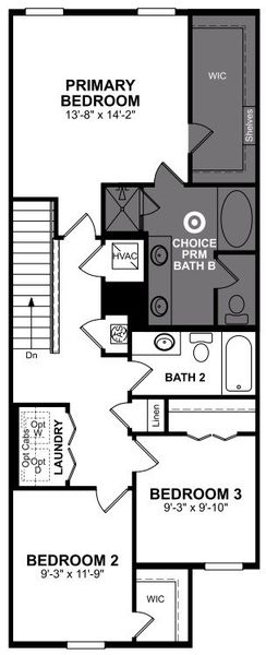 2D floor plan layout of this home in Towns at Riverwalk: Lake Monroe TH, Sanford, FL (Image 3). 2D floor plan layout of this home in Towns at Riverwalk: Lake Monroe TH, Sanford, FL (Image 3).