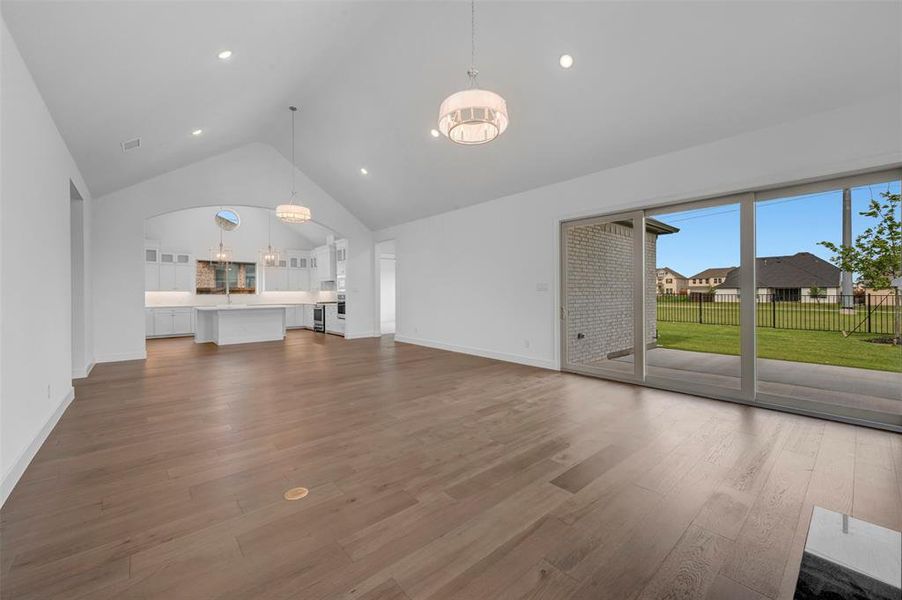 Spacious, unfurnished interior of a new home in Wellington, Haslet (Image 26).