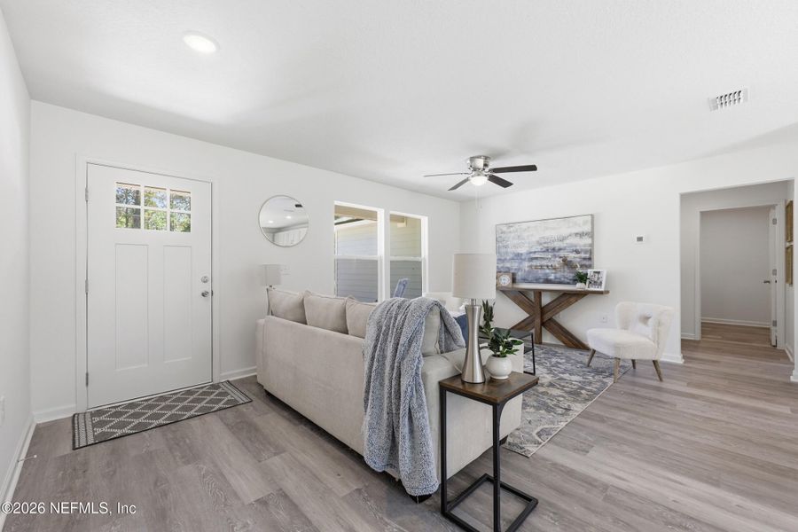 Furnished interior view inside a new home in , Hastings (Image 19).
