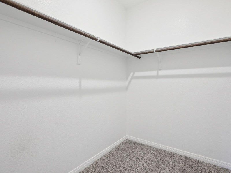 Spacious closet featuring carpet flooring Spacious closet featuring carpet flooring