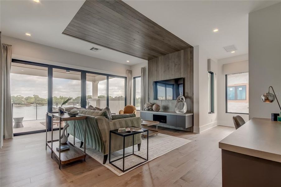 Furnished interior view inside a new home in , Tampa (Image 6). Furnished interior view inside a new home in , Tampa (Image 6).