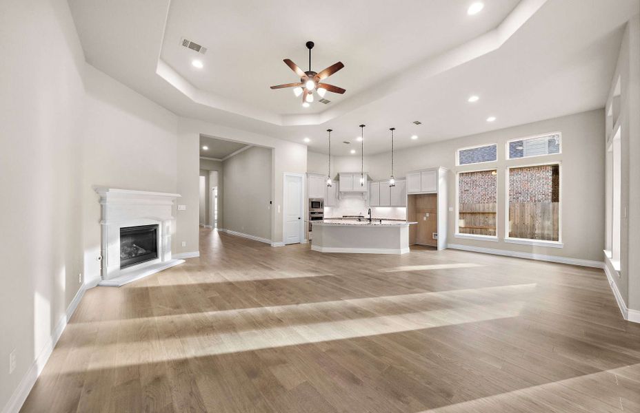 Representative unfurnished interior of a home built from the 2899 by Ravenna Homes in The Highlands 55′, Porter (Image 25). Representative unfurnished interior of a home built from the 2899 by Ravenna Homes in The Highlands 55′, Porter (Image 25).
