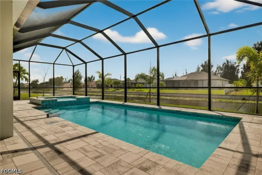 Exterior details and patio area of a home in Cape Coral, Cape Coral (Image 24).