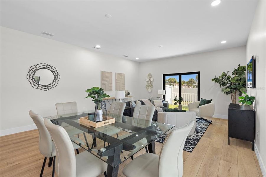 Furnished interior view inside a new home in , Tampa (Image 33).