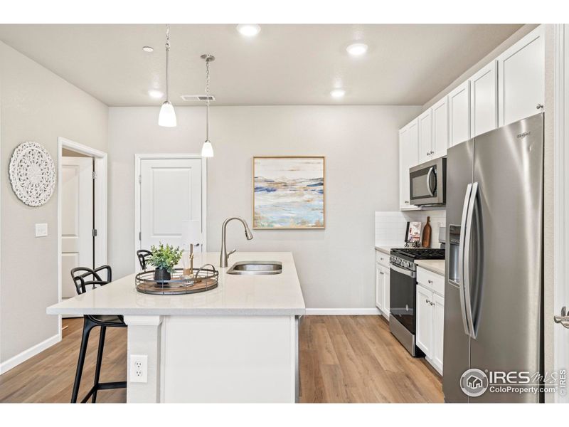 Furnished interior view inside a new home in , Castle Pines (Image 3). Furnished interior view inside a new home in , Castle Pines (Image 3).