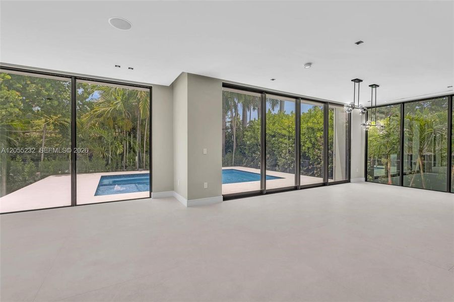 Exterior details and patio area of a home in , Miami Beach (Image 22). Exterior details and patio area of a home in , Miami Beach (Image 22).