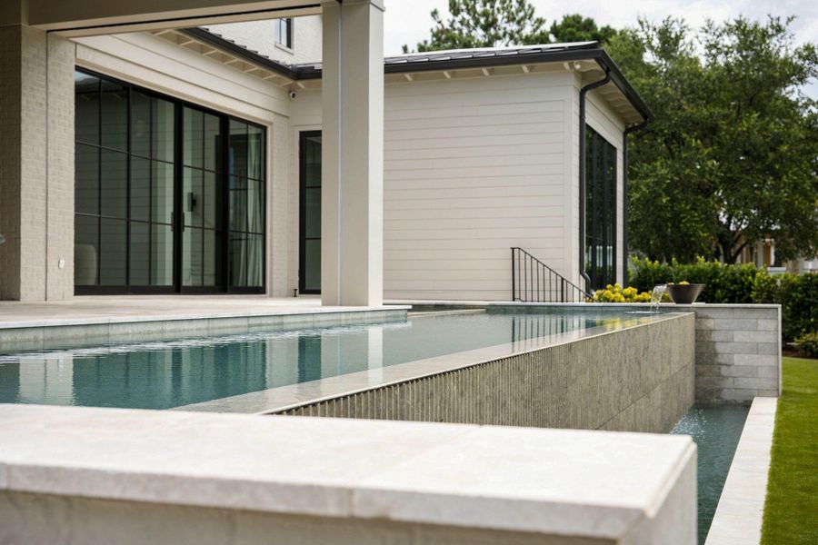 Exterior details and patio area of a home in , Charleston (Image 64). Exterior details and patio area of a home in , Charleston (Image 64).