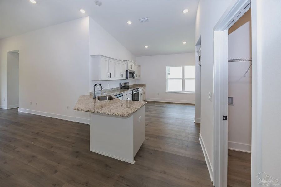 Furnished interior view inside a new home in Parkland Place, Pace (Image 6).