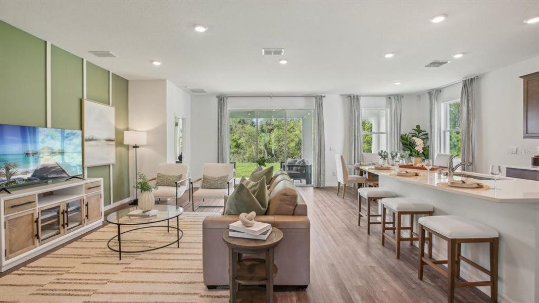 Furnished interior view inside a new home in , Wesley Chapel (Image 14).