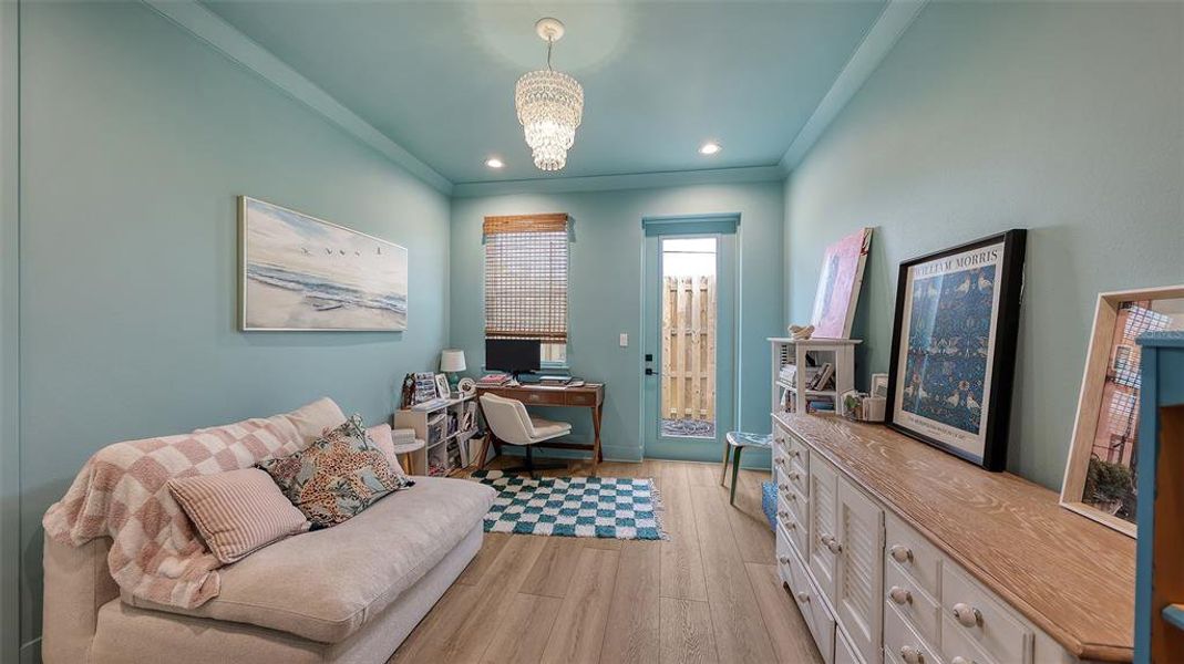 Furnished interior view inside a new home in , Sarasota (Image 45).