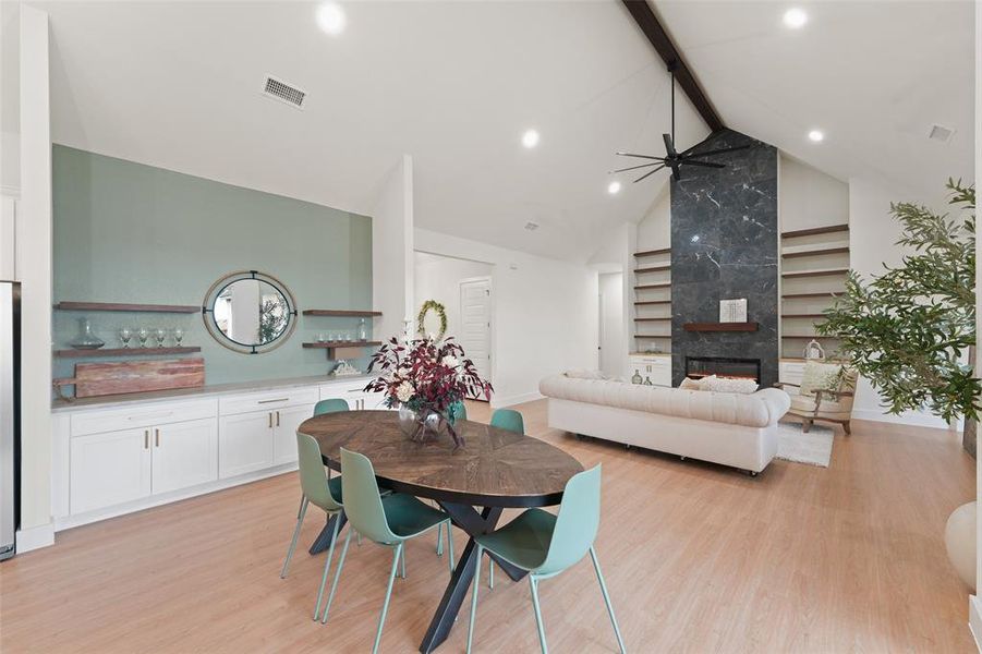 Furnished interior view inside a new home in , Forney (Image 35).