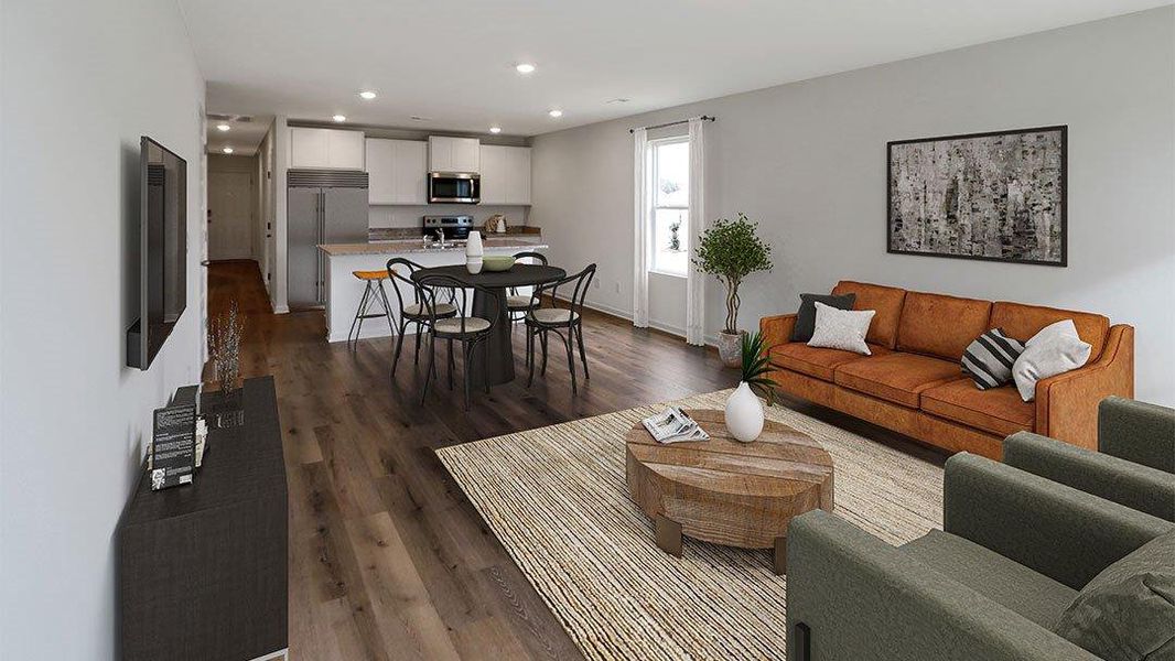 Representative furnished interior of a home built from the Plan by D.R. Horton in Liberty, Panama City (Image 11). Representative furnished interior of a home built from the Plan by D.R. Horton in Liberty, Panama City (Image 11).