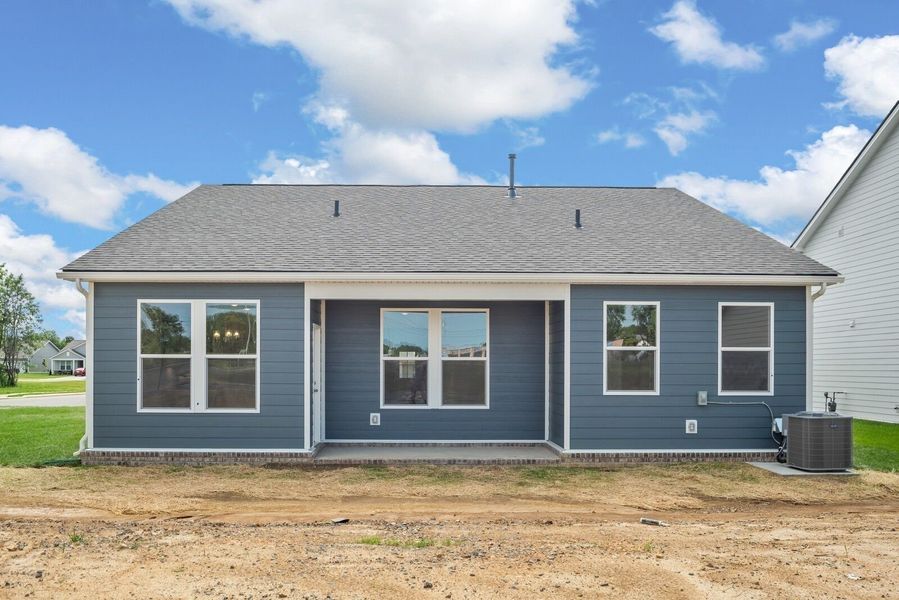 Front exterior of a new home in Sage Farms, White House, TN, highlighting curb appeal (Image 60).