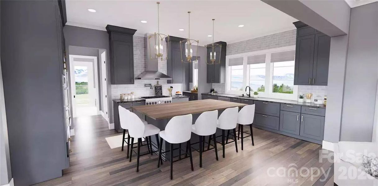 Furnished interior view inside a new home in , Denver (Image 23).