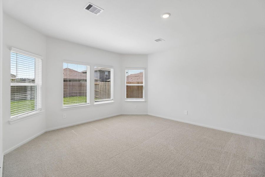 Spacious, unfurnished interior of a new home in Riviera Pines - Premier Series, Huffman (Image 26). Spacious, unfurnished interior of a new home in Riviera Pines - Premier Series, Huffman (Image 26).