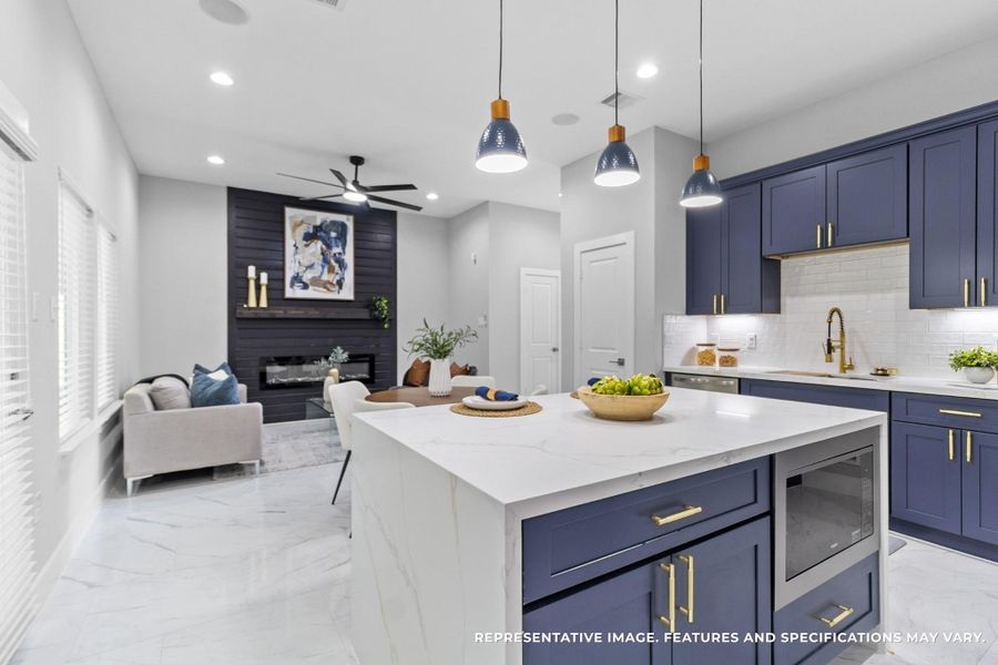 Take a look at your Living area staged. Note: This is the same floor plan, but a separate unit, not Unit C.