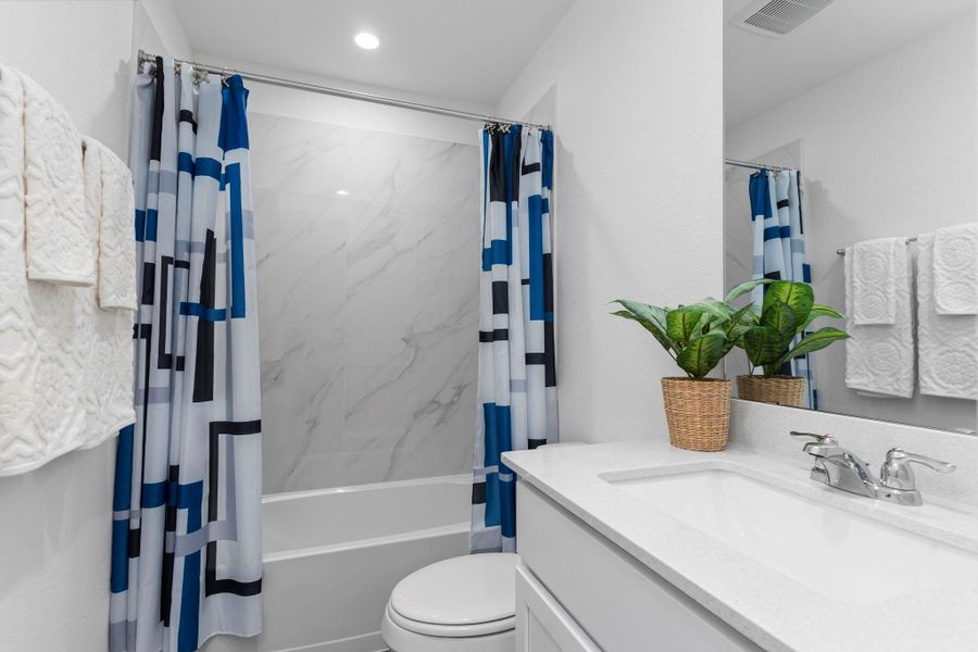 Furnished interior view inside a new home in Emberly, Beasley (Image 13).