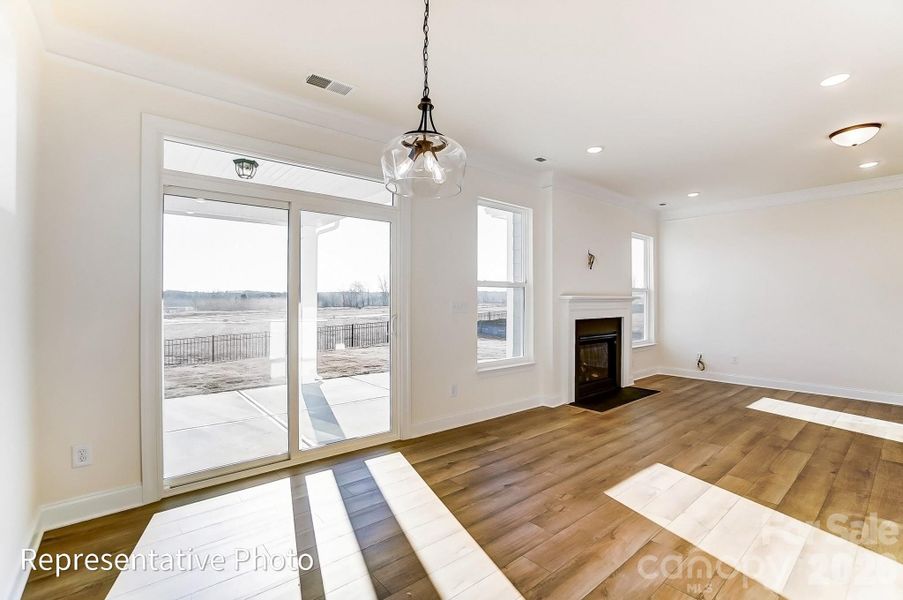 Spacious, unfurnished interior of a new home in Heritage - 55+ Community, Indian Trail (Image 24).