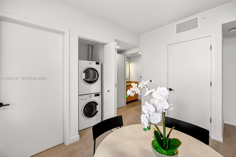 Furnished interior view inside a new home in , Miami (Image 11).