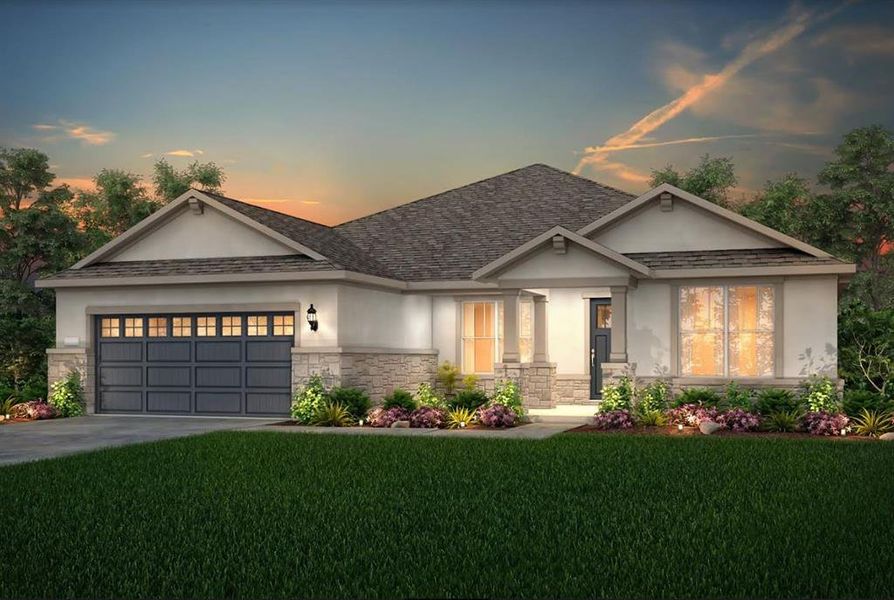 Pulte Homes, Stellar elevation CR201, rendering