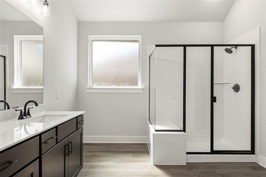 Furnished interior view inside a new home in Inspiration Collection 60 at Painted Tree, McKinney (Image 4). Furnished interior view inside a new home in Inspiration Collection 60 at Painted Tree, McKinney (Image 4).