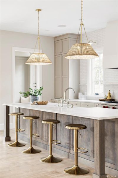 Furnished interior view inside a new home in , Denver (Image 9).