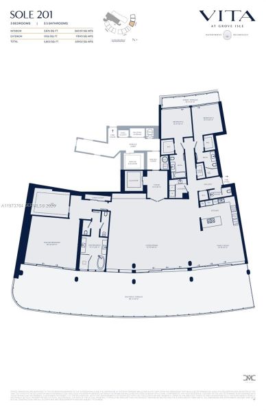 2D floor plan layout of this home in , Miami, FL (Image 3).