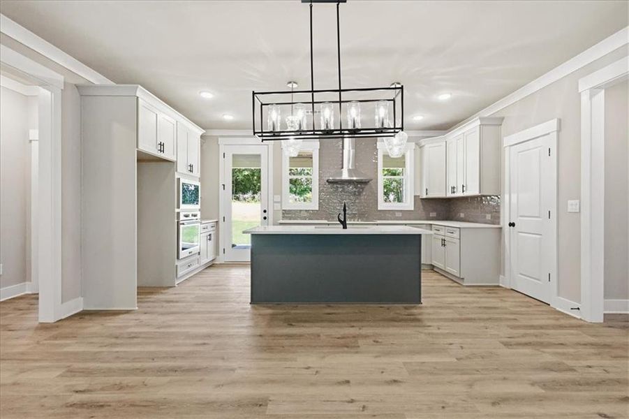 Furnished interior view inside a new home in , Statham (Image 6).