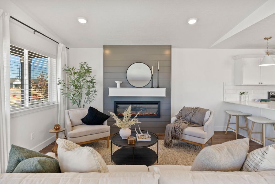 Furnished interior view inside a new home in Feather Ridge, Redmond (Image 7).