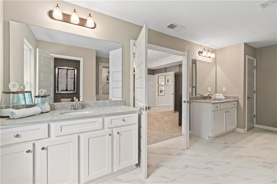Furnished interior view inside a new home in Northcroft, Lawrenceville (Image 14).