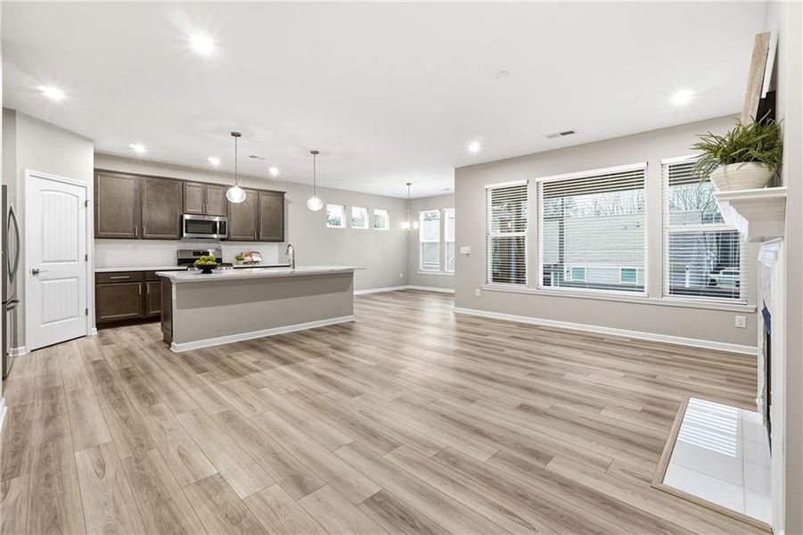 Furnished interior view inside a new home in Poplar Place, Dallas (Image 10).