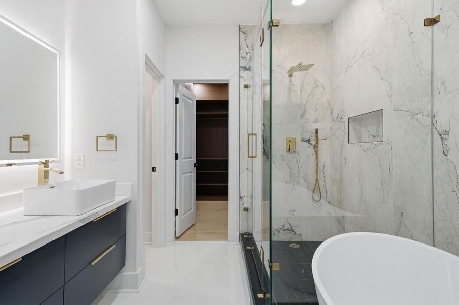Furnished interior view inside a new home in , Decatur (Image 16).