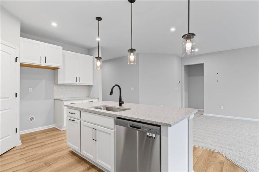 Furnished interior view inside a new home in Laurel Farms, Dallas (Image 3). Furnished interior view inside a new home in Laurel Farms, Dallas (Image 3).