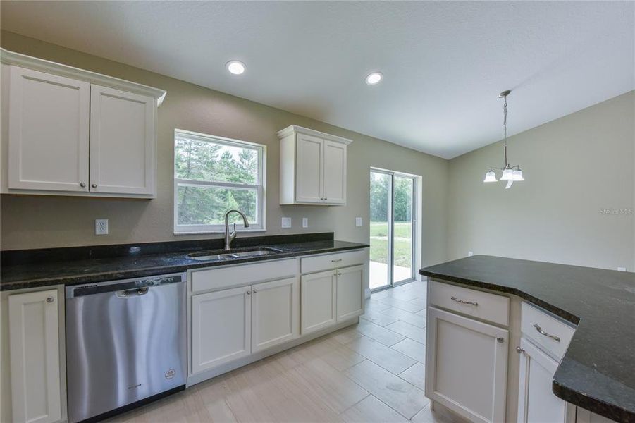 Kitchen view of Dining room