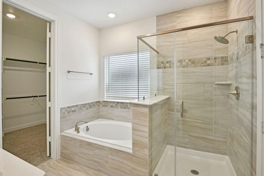 Furnished interior view inside a new home in Pine Lake Cove - Classic Series, Montgomery (Image 9).