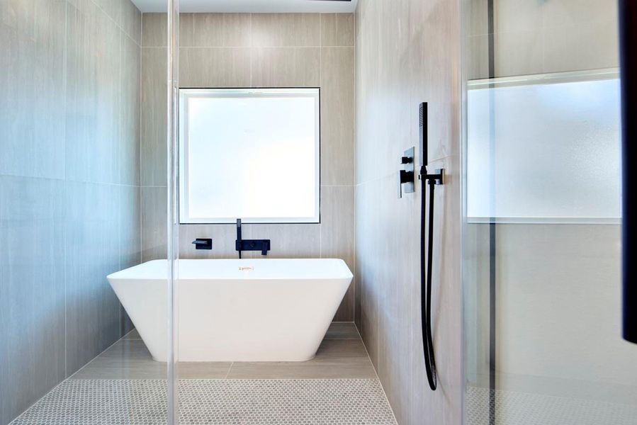 Close-up of interior finishes inside a home in , Houston (Image 9).