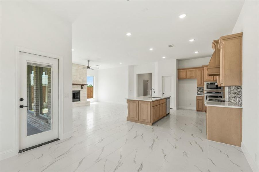 Furnished interior view inside a new home in Georgetown at Kings Fort 60s, Kaufman (Image 15). Furnished interior view inside a new home in Georgetown at Kings Fort 60s, Kaufman (Image 15).