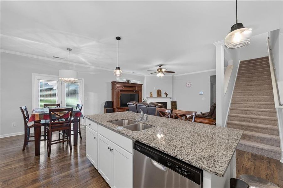 Furnished interior view inside a new home in Glen at Kensington, Lithia Springs (Image 15).