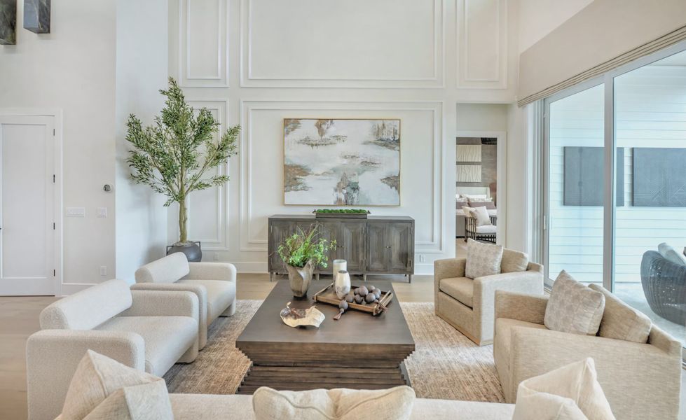 Furnished interior view inside a new home in EverRange, Jacksonville (Image 15).