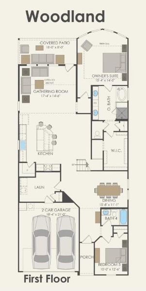 Pulte Homes, Woodland floor plan