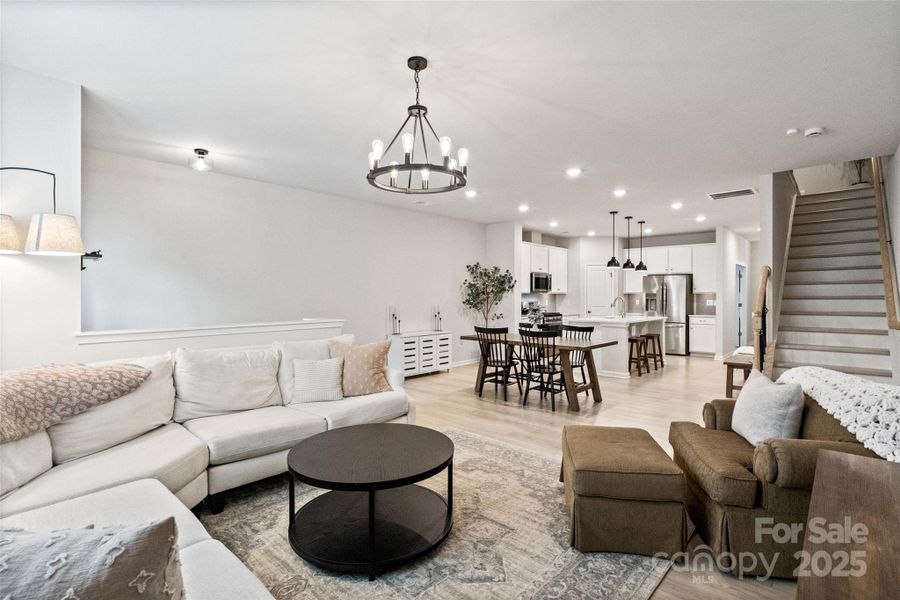 Furnished interior view inside a new home in , Fort Mill (Image 5).