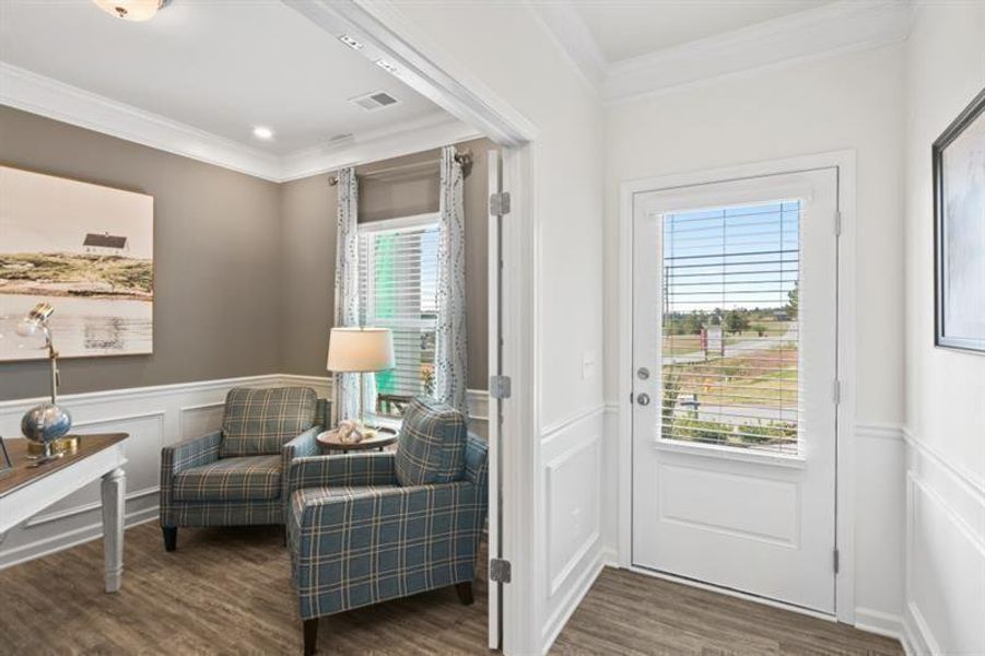 Furnished interior view inside a new home in Glen at Cave Springs, Douglasville (Image 20).