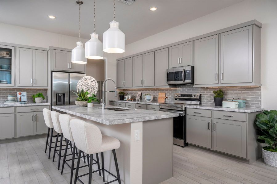 Representative furnished interior of a home built from the Parker by Risewell Homes in Wildera, San Tan Valley (Image 6).