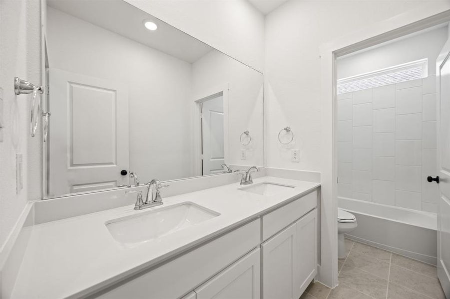 Furnished interior view inside a new home in Chatham Reserve, Providence Village (Image 13).