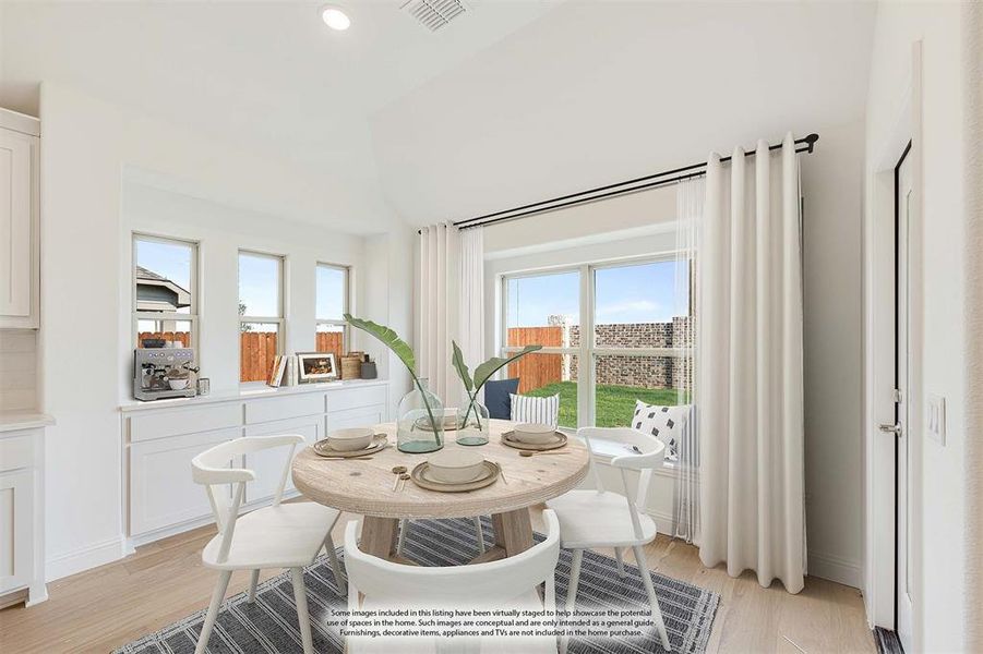 Furnished interior view inside a new home in Hunters Ridge, Crowley (Image 10). Furnished interior view inside a new home in Hunters Ridge, Crowley (Image 10).